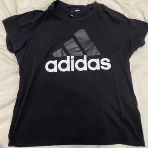 Black Addidas T-shirt Size Large